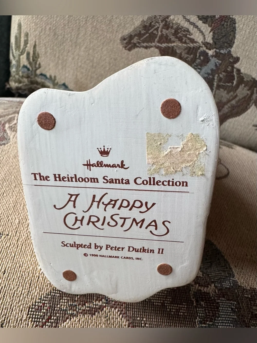 Vintage 1990 Hallmark The Heirloom Santa Collection A Happy Christmas By Dunkin